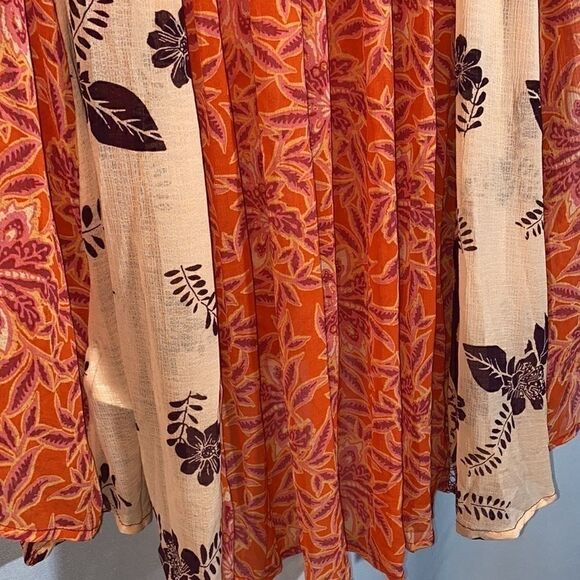 FREE PEOPLE FEEL THE HEAT PRINTED TUNIC - Picture 7 of 7